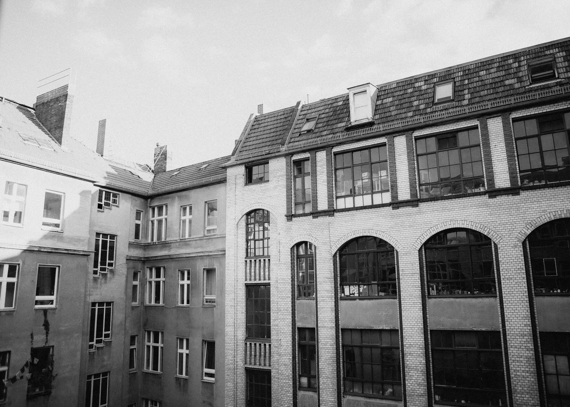 Hinterhof in Leipzig. Eventlocation für Hochzeit