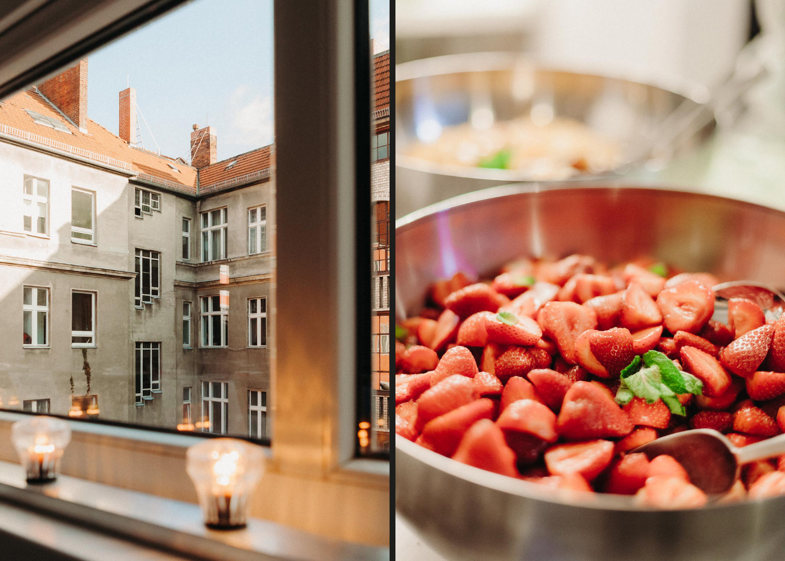 Hinterhof in Leipzig. Eventlocation für Hochzeit