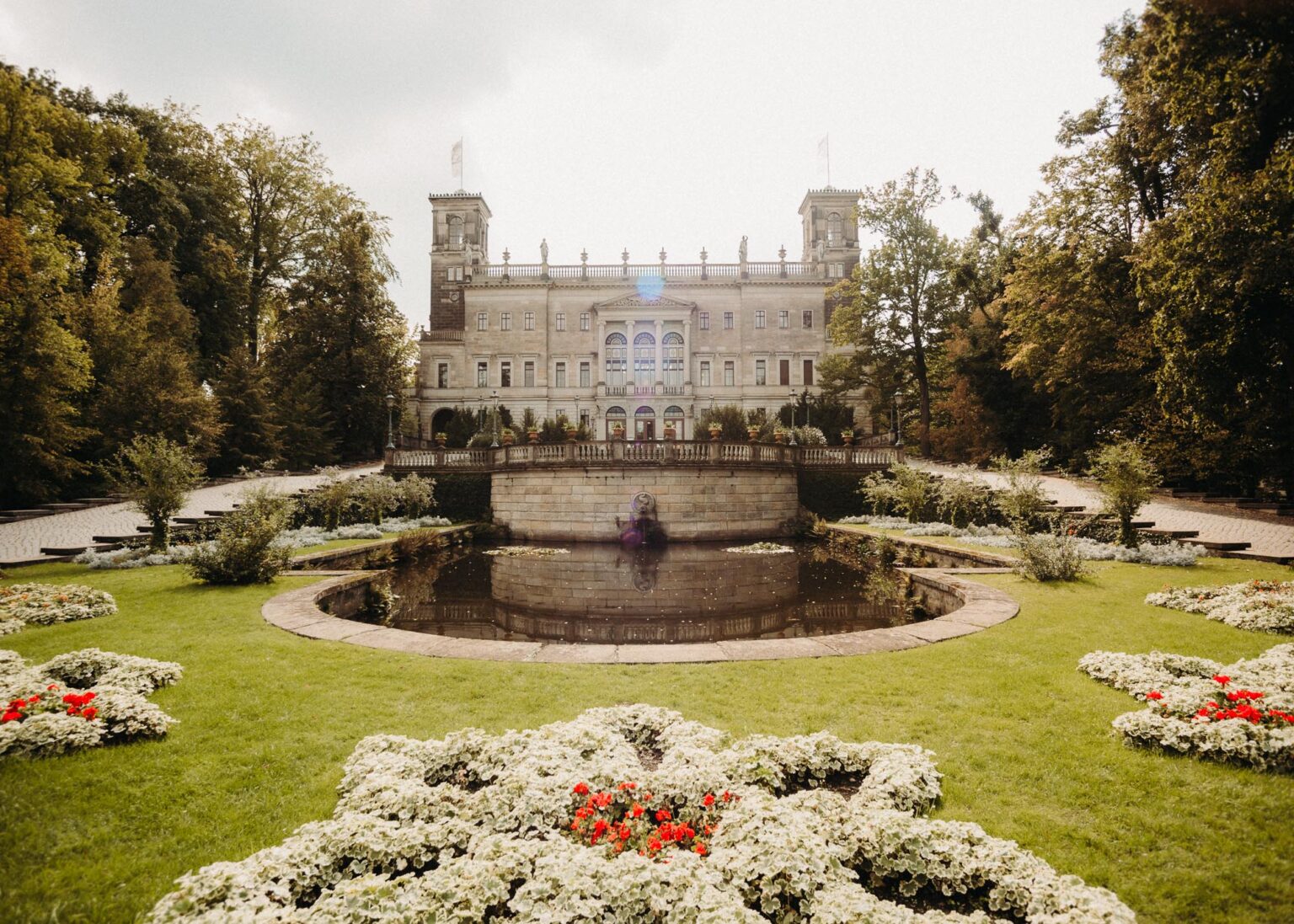 Heiraten im Schloss Albrechtsberg in Dresden. Hochzeitsfotograf in Sachsen